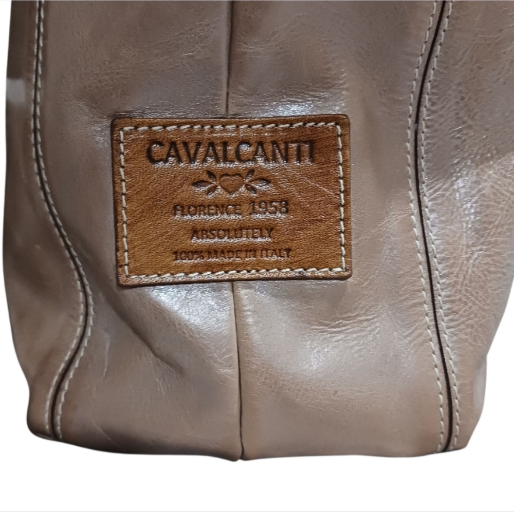 Cavalcanti Florence 1958 Leather Tote Satchel - Picture 8 of 15
